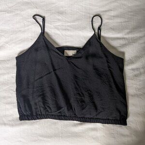 Artizia Wilfred Free V Neck Cropped Elastic Waist Cami XS